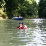 Hang out in the section of the pacuare river dos montanas. 