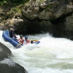 Lower Huacas rapid Pacuare River Costa Rica